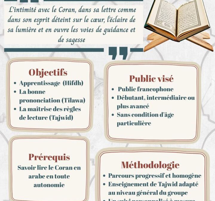 CURSUS CORAN AU SEIN DE L’IESI-FR